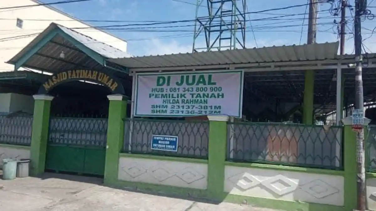 Masjid Fatimah Umar Makassar Dijual Rp 2,5 M