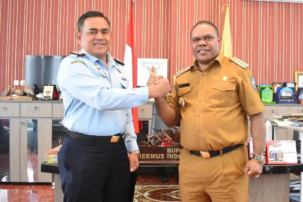 Sinergi Solid Kemenkumham Papua Barat-Pemkab Manokwari, Kakanwil Kunjungi Bupati Hermus Indou
