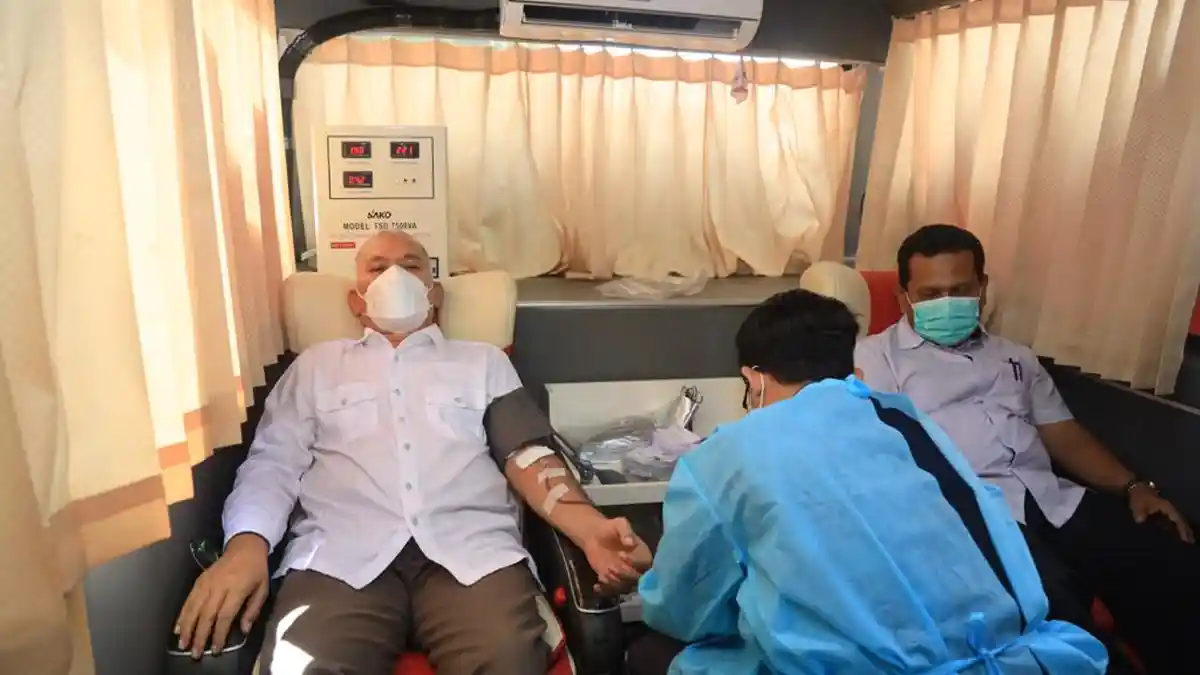Sekda Aceh Donor Darah Rutin di PMI, Total Donor Capai 30 Kali