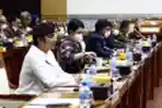 Raker Menkominfo Johnny G Plate Bersama Komisi I DPR RI