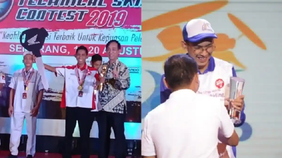 Agus dan Trio Berhasil Raih Juara Kompetisi Honda Tingkat Nasional