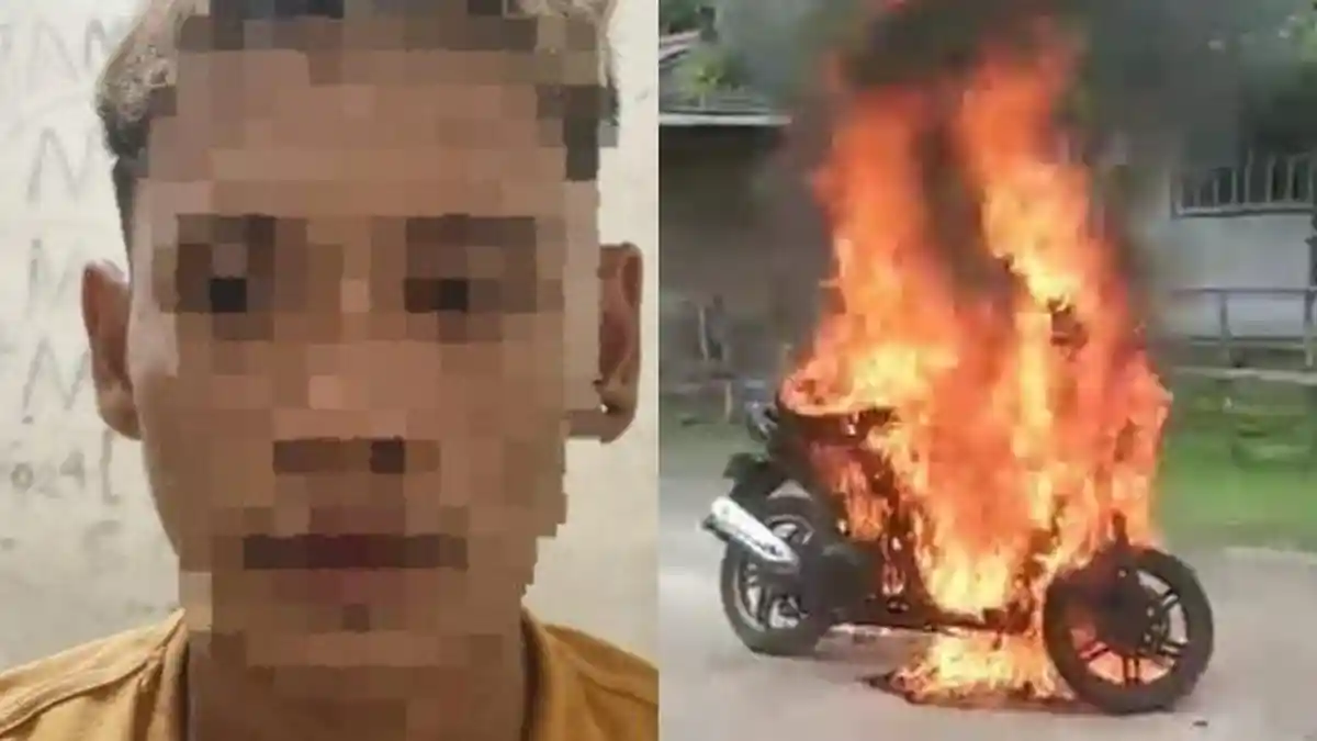 Bakar Motor Guru SMA, Pemuda di Sumenep Ditangkap Polisi, Terancam 10 Tahun Penjara