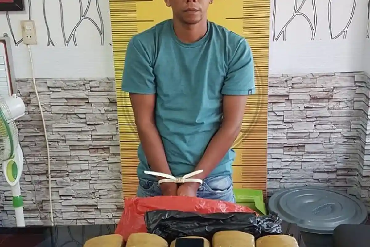 Beli Ganja 11 Kg dari Temannya di Aceh Utara, Residivis asal Langsa Kembali Diciduk Polisi 