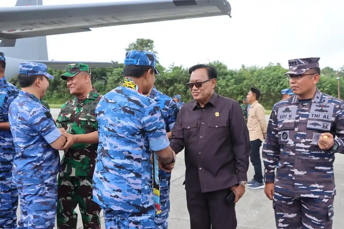 Wakil Ketua DPRD Kaltim Sambut Wakil KSAU, Dukung Pangkalan Udara IKN dan Pengembangan Lanud Dhomber