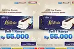 Promo Indomaret Hari ini, Es Krim Aice Histeria 800 Mililiter hanya Rp 55.000