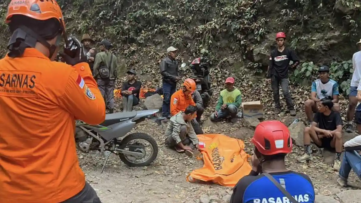 Tragis, Pesepeda Asal Malang Tewas Masuk Jurang di Batu