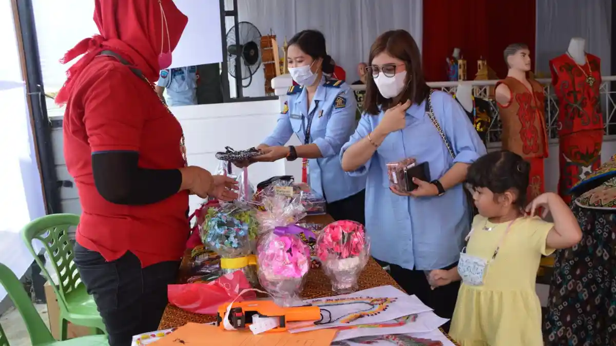 Karya Narapidana di Bazar Rutan Samarinda Hasilkan Penerimaan Negara Bukan Pajak