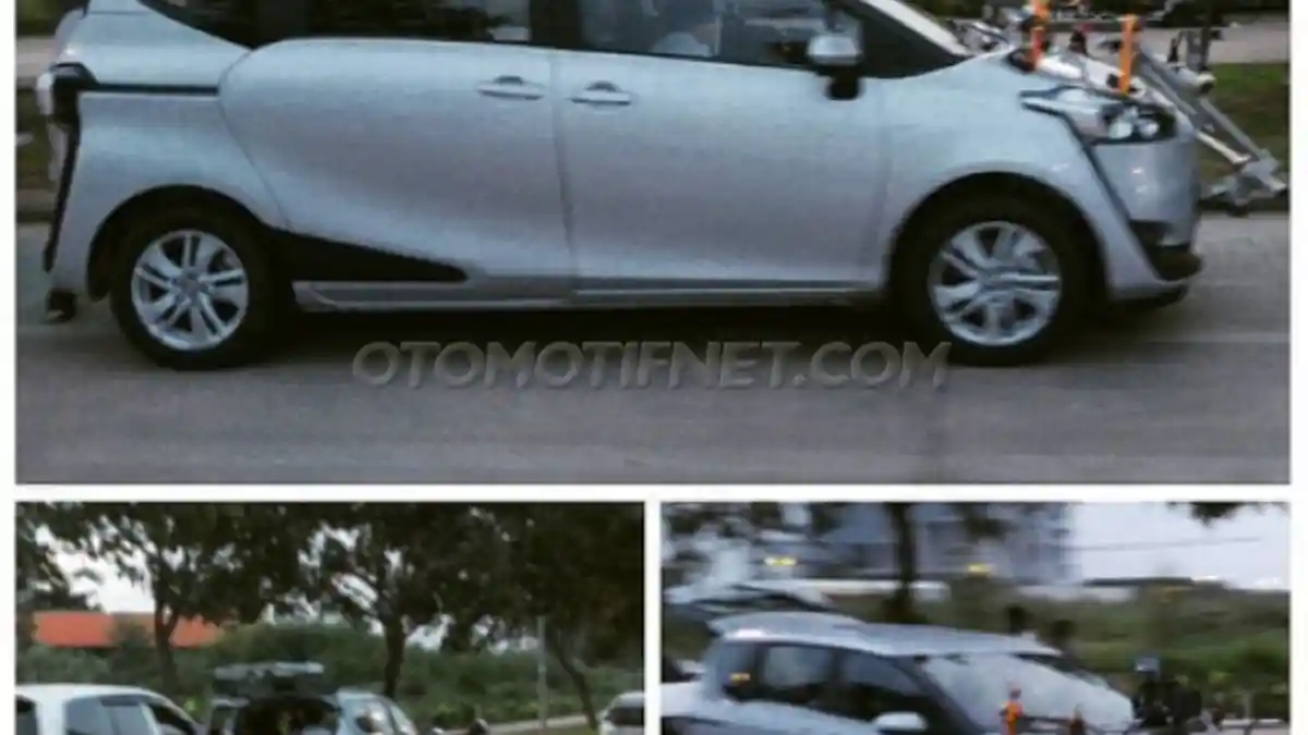 Toyota Sienta Kepergok Lagi Action di Kawasan Alam Sutera