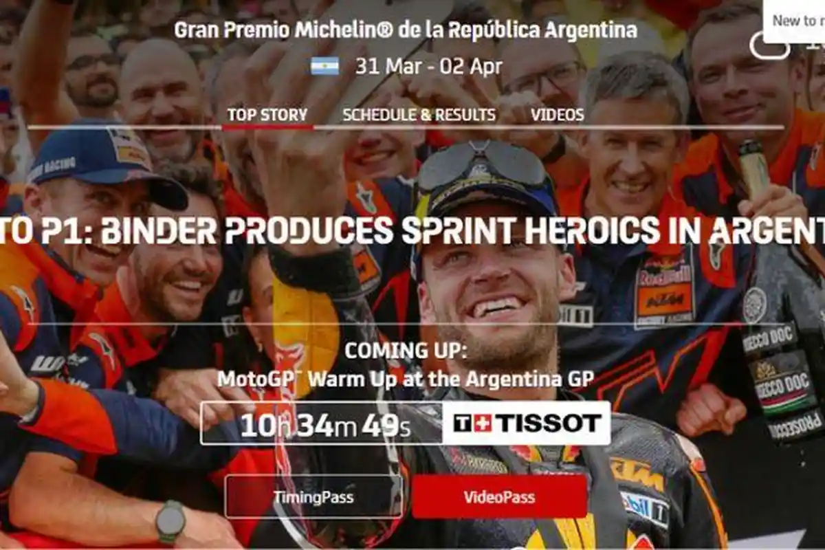 Link Live Streaming Race MotoGP Argentina 2023 Senin 3 April Pukul 00.00, Ini Daftar Posisi Start
