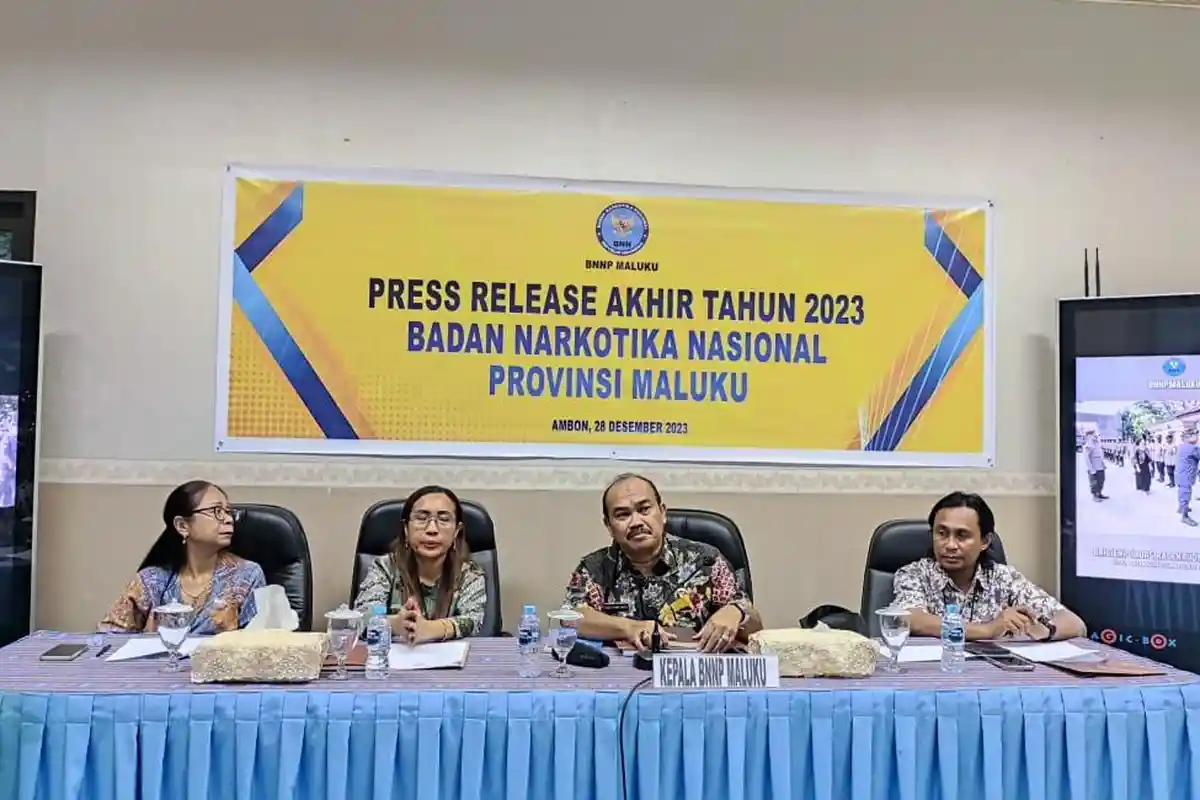 BNNP Maluku Ungkap Pengangguran Mendominasi Tersangka Penyalahgunaan Narkotika