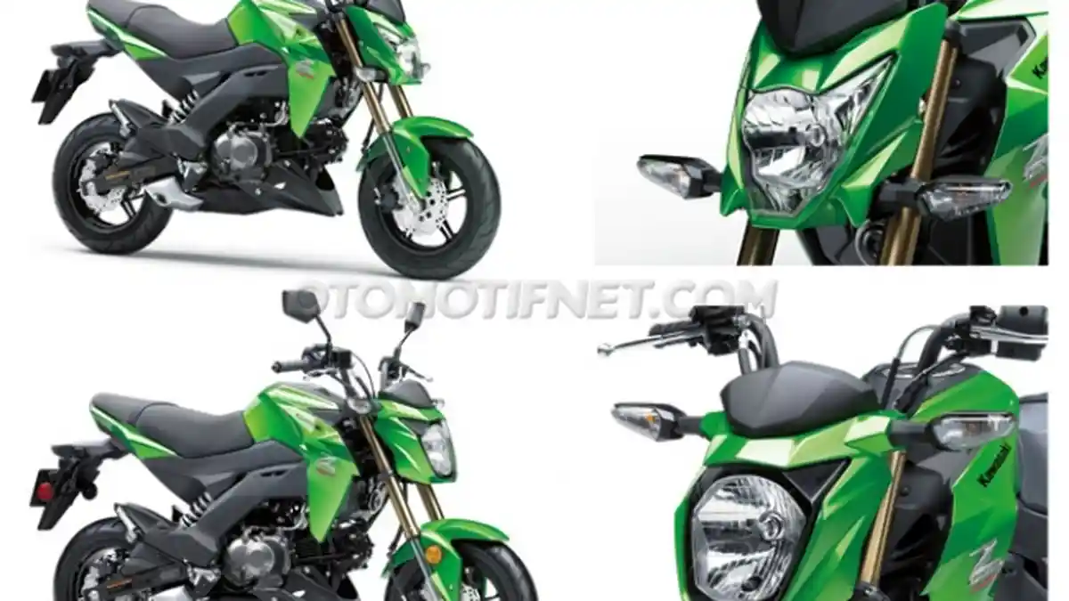 Beda Tampang Kawasaki Z125 di Indonesia dan Amrik