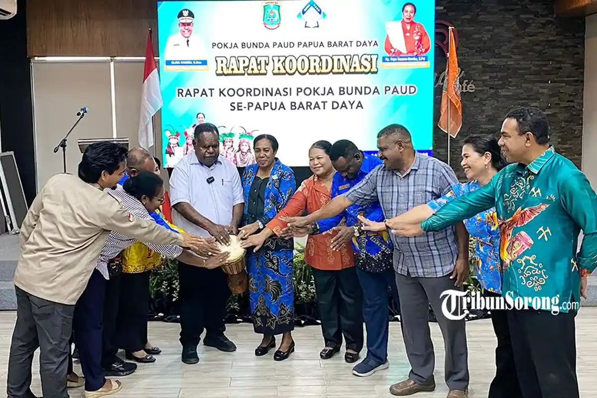 Rakor Pokja Bunda PAUD Papua Barat Daya, Gubernur Elisa: Pondasi Pembangunan SDM Unggul