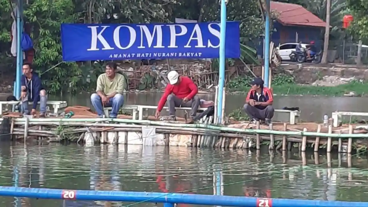 Keseruan Saat Mancing di Kopdar 2 Forka di Jagakarsa
