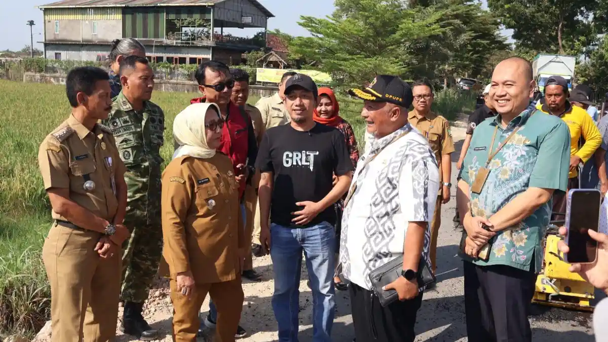 Viral Ditanami Pohon Pisang, Jalan Randublatung-Cepu Akhirnya Dibeton