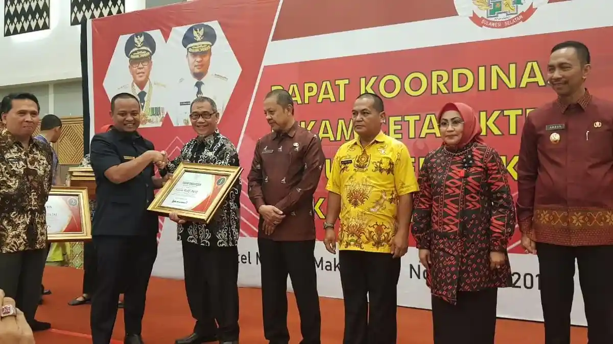 Ini Penghargaan Diraih Pemkot Parepare dari Pemprov Sulsel