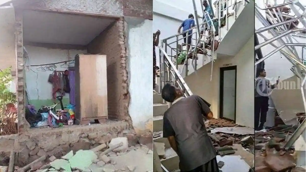 Gempa Guncang Pangandaran Sebabkan Runah Warga Hingga Gedung KUA Rusak