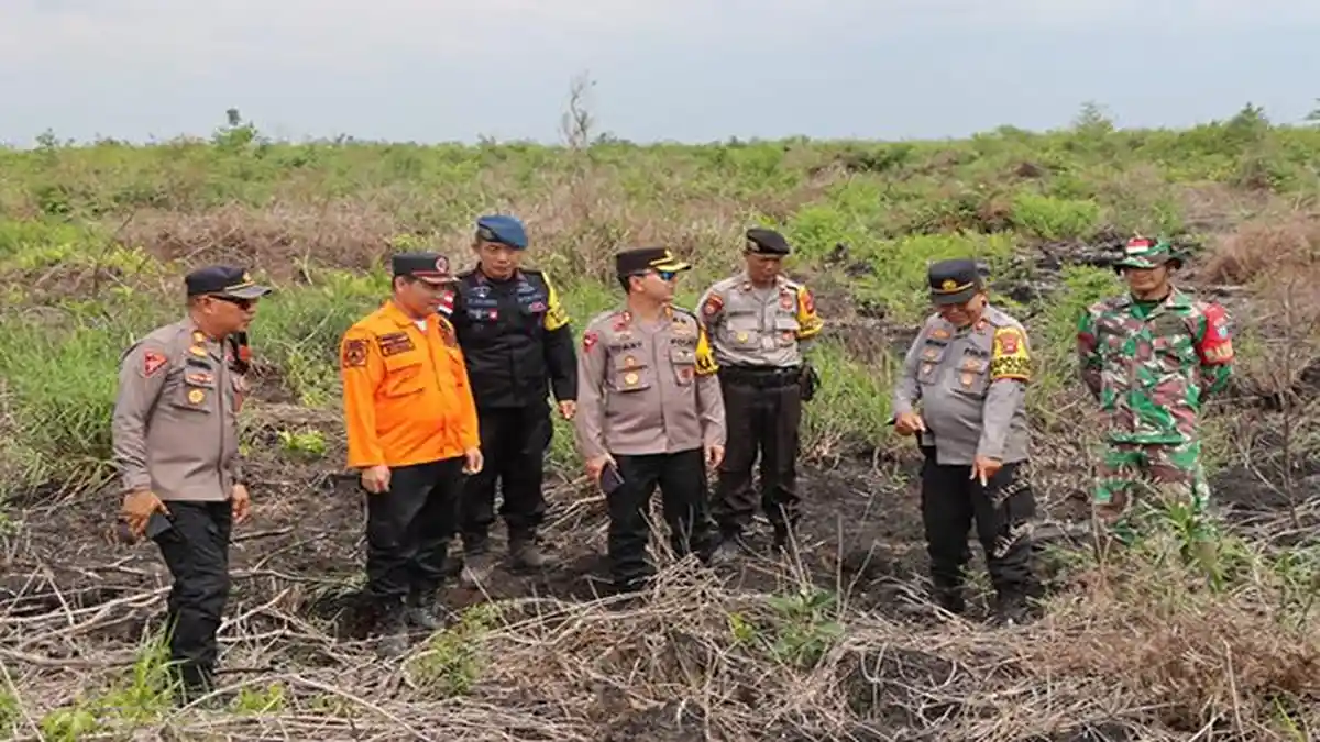 Antisipasi Karhutla, Kapolres Ketapang Terjun Langsung ke Lokasi Rawan Terbakar