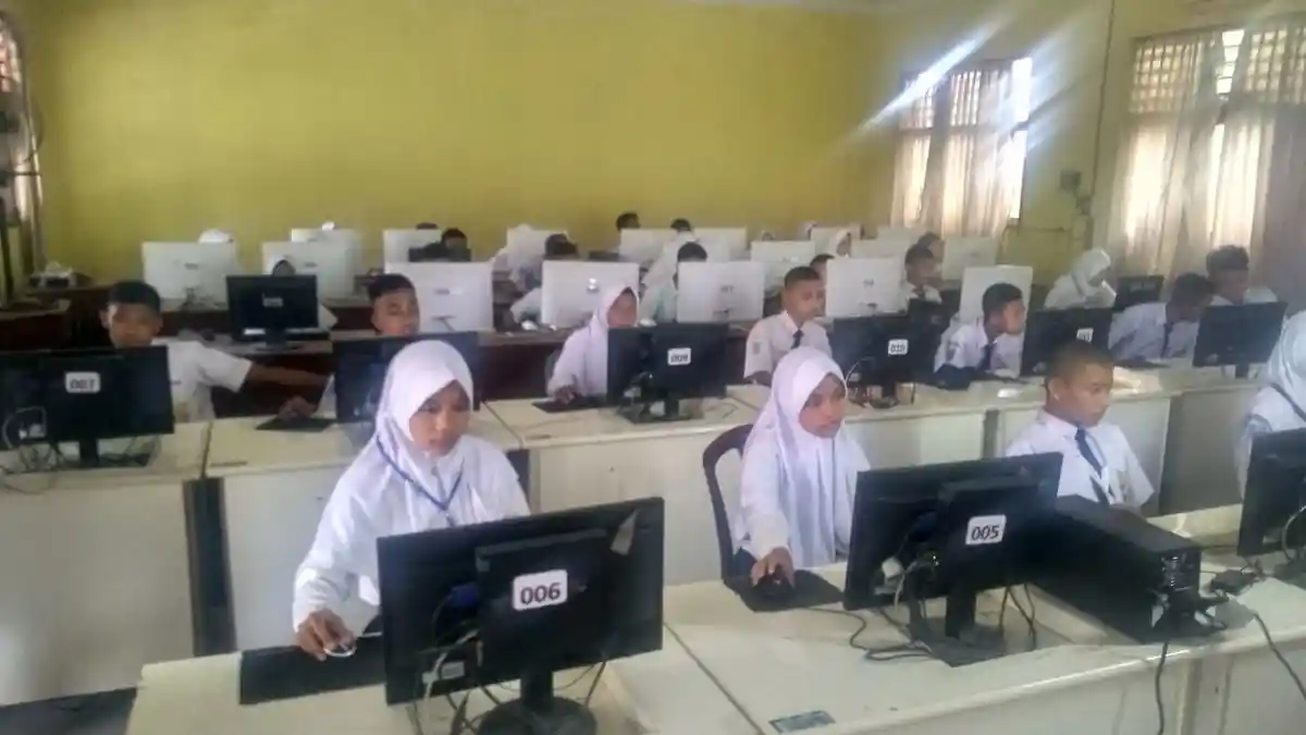 UNBK di Asahan, 47 SMP/MTs Menumpang di Sekolah Lain