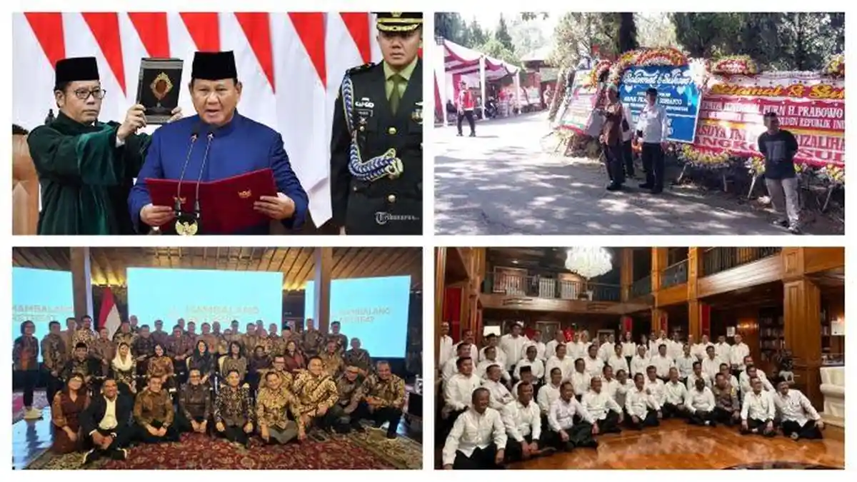 Bukan Calon Menteri dan Wamen, Kini Rumah Presiden Prabowo di Hambalang Diserbu Emak-emak
