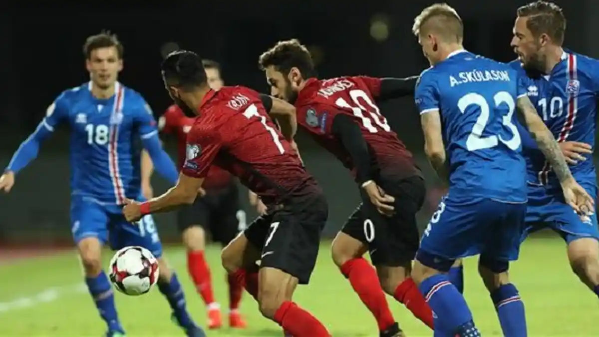 Maskot Timnas Turki Kedinginan di Islandia