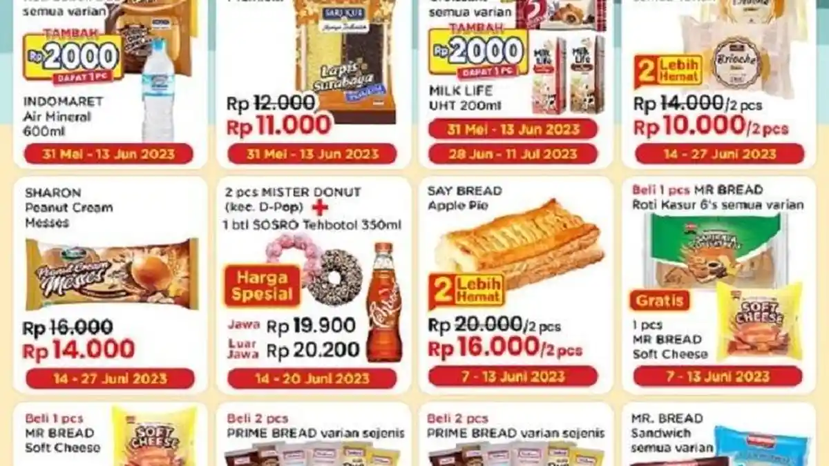 KATALOG Promo Indomaret Hari Ini 12 Juni 2023 Aneka Camilan Lebih Irit, Mama Lemon Rp8 Ribuan