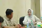 Peralihan Kepemimpinan, Annisa-Leli Diskusikan Persiapan Pemerintahan dengan Bupati Sutan Riska