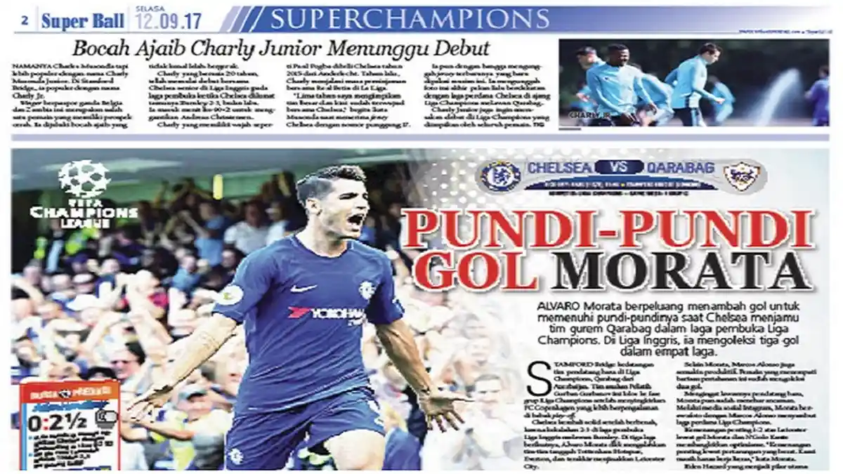 Alvaro Morata Berpeluang Menambah Pundi-pundi Gol