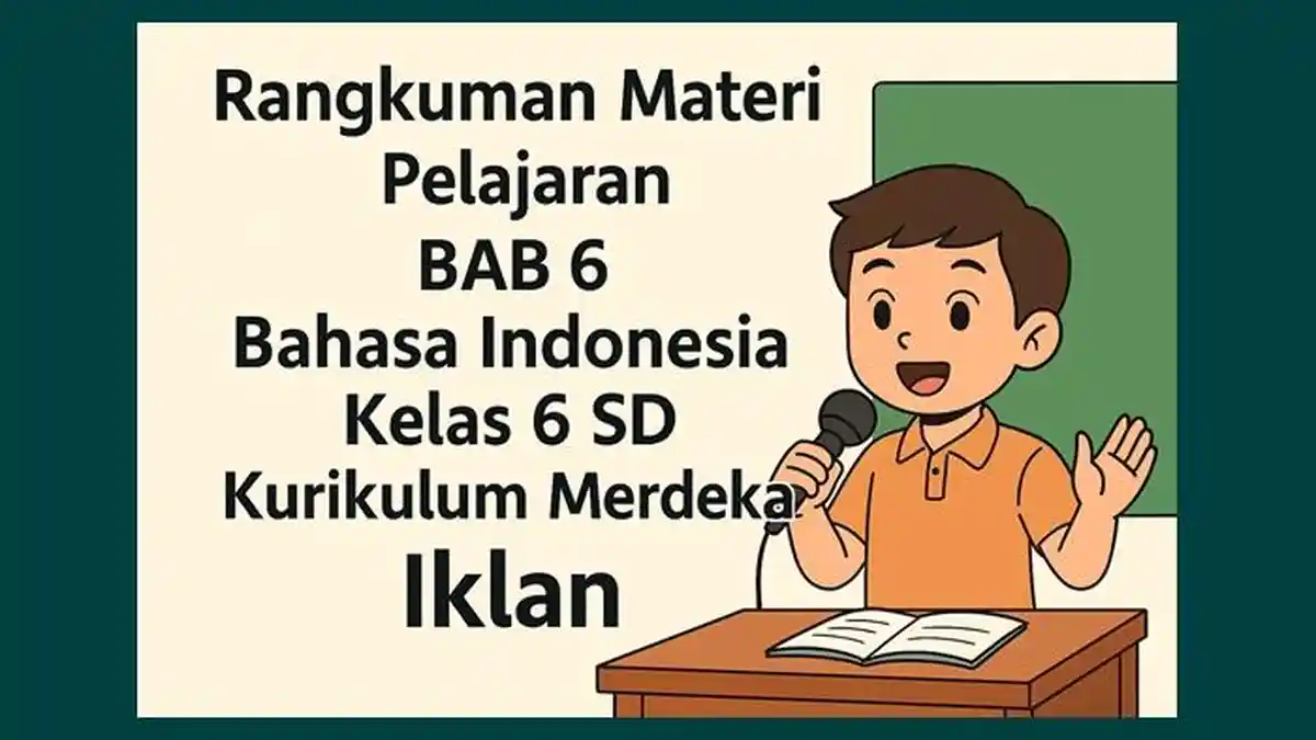 Rangkuman Materi Pelajaran BAB 6 Bahasa Indonesia Kelas 6 SD Kurikulum Merdeka, Iklan