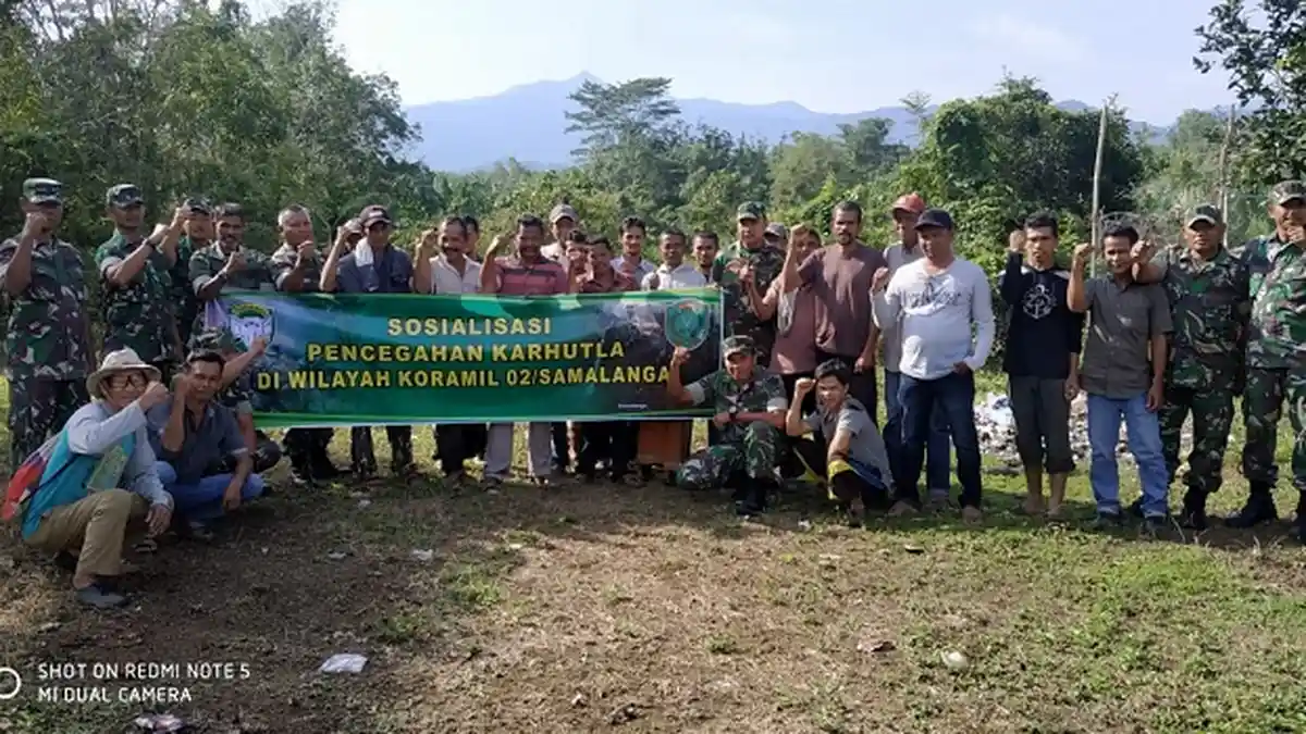 Kodim Bireuen Sosialisasi Cegah Karhutla, Ini Tujuannya