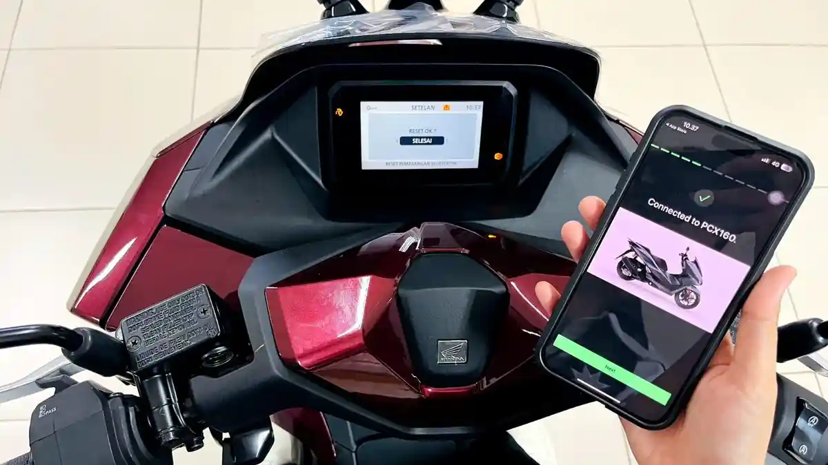 Makin Canggih, Honda Istimewa Bagi Info Cara Menyambungkan Fitur RoadSync New PCX 160