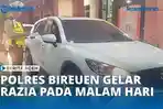 BEREH, Polres Bireuen Gelar Razia Kendaraan pada Malam Hari
