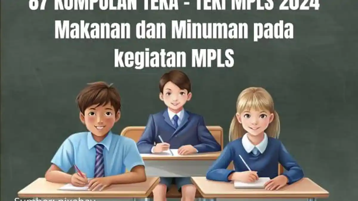 87 Teka-Teki Makanan dan Minuman MPLS 2024, Cocok untuk SD/ SMP/ SMK/ SMA