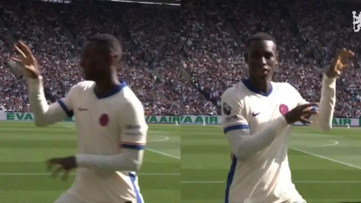 Nicolas Jackson Capek-capek Selebrasi Mirip Michael Jackson saat Gol Chelsea, Maresca: Saya Ga Lihat