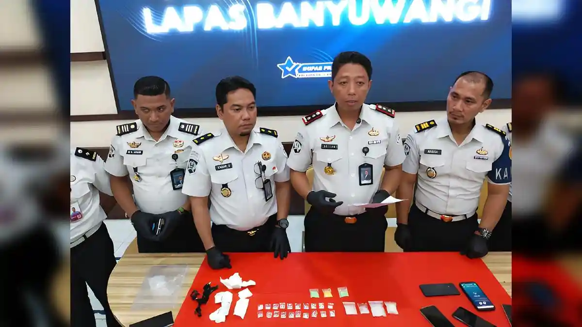 Petugas Lapas Banyuwangi Gagalkan Penyelundupan Sabu dan Ekstasi, 2 Napi Diamankan - Surya.co.id
