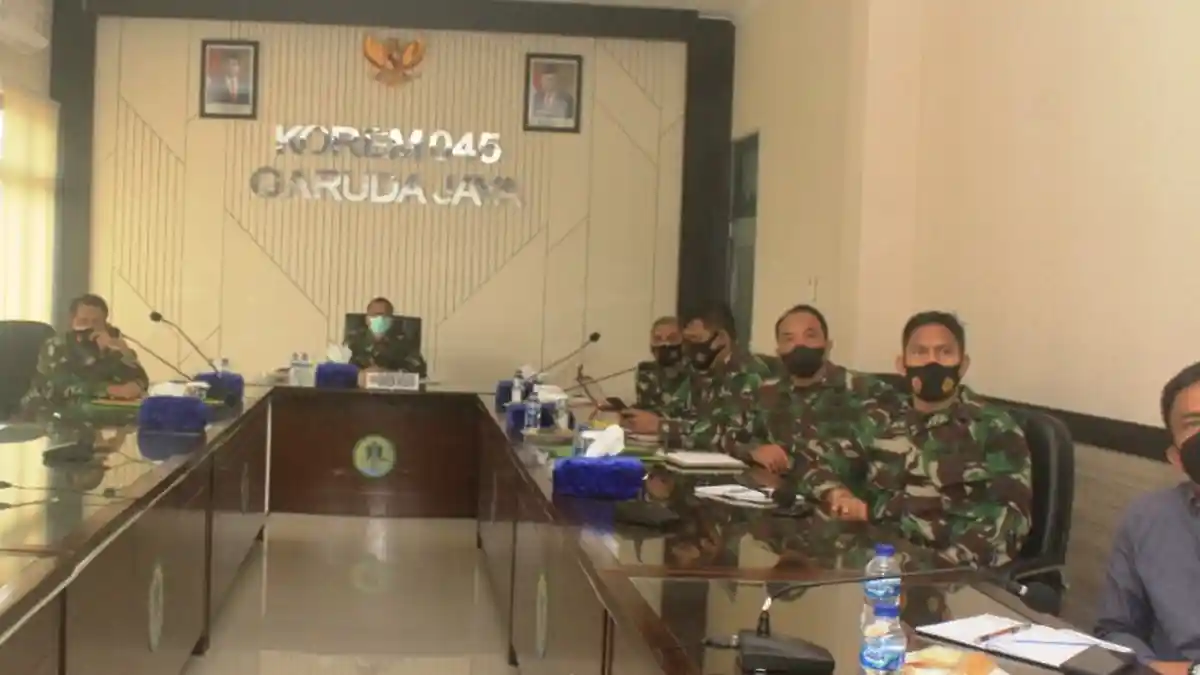 Danrem 045/Gaya Minta Jajarannya Kerja Keras Cegah Penyebaran Covid-19 di Bangka Belitung