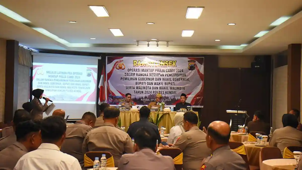 Polres Kendal Mantapkan Pengamanan Jelang Pilkada 2024-2025, Netralitas TNI/Polri Ditekankan