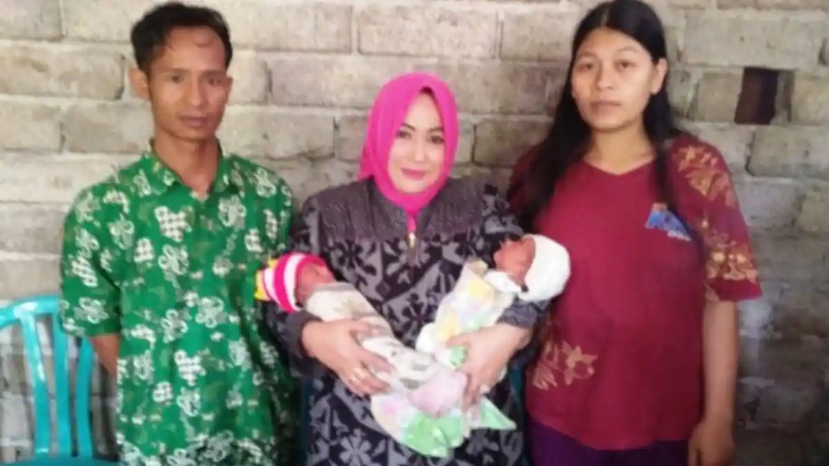 Lahir 17 Agustus 2017, Bayi Kembar Dinamai Merdekawati