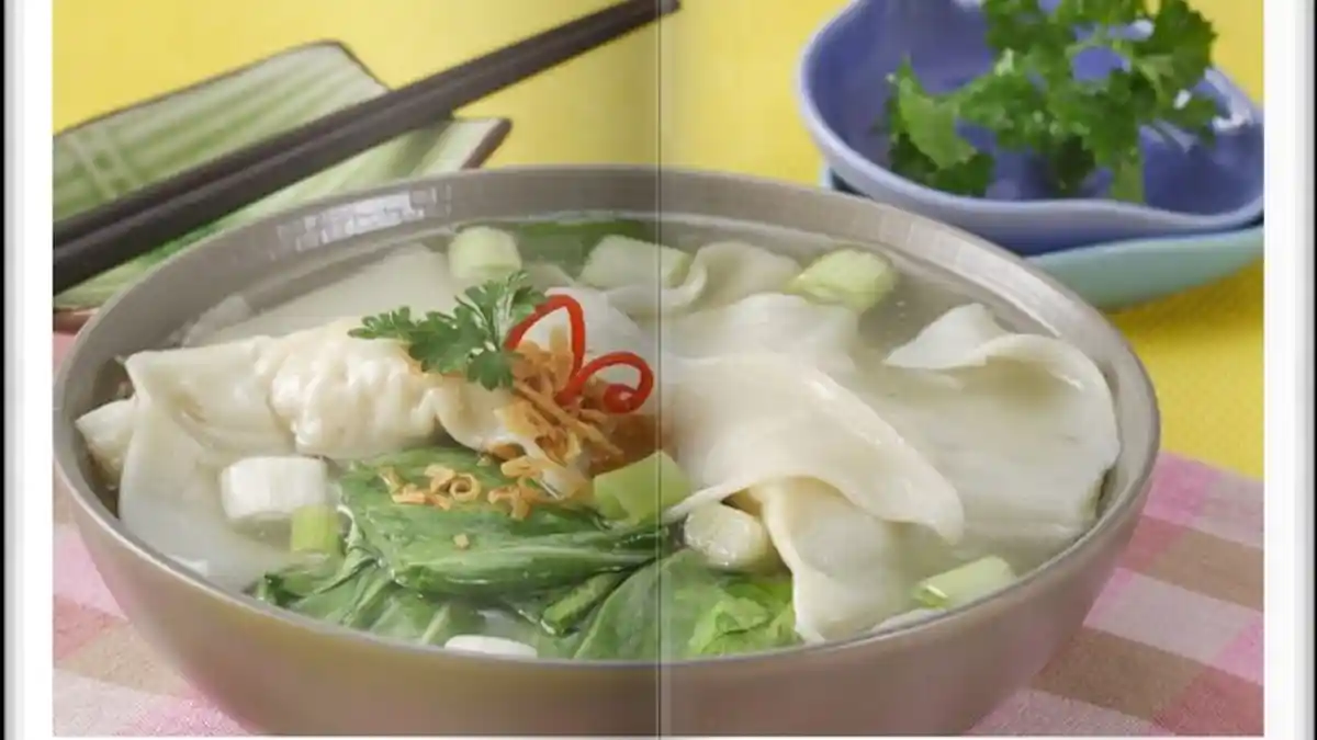 Cara Bikin Sup Pangsit Pokcoy Super Enak, Menu Berkuah Sangat Cocok Jadi Sajian Makan Siang
