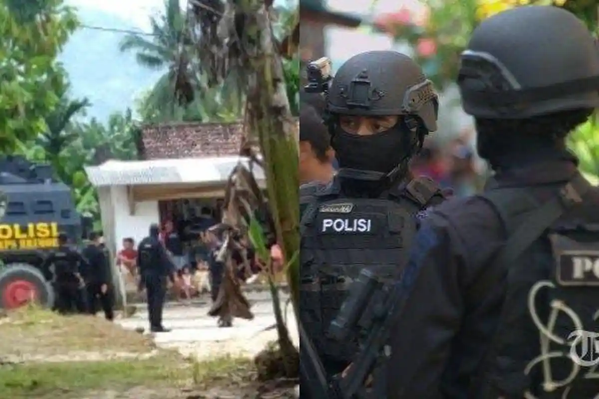 BERITA LENGKAP: Baku Tembak Densus 88 vs Terduga Teroris di Lampung, 2 Tewas & 1 Anggota Densus Luka