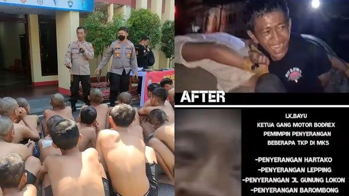 SOSOK Bos Geng Motor Bodrex Nangis Panggil Mama Setelah Dibekuk Polisi, Sebelumnya Garang