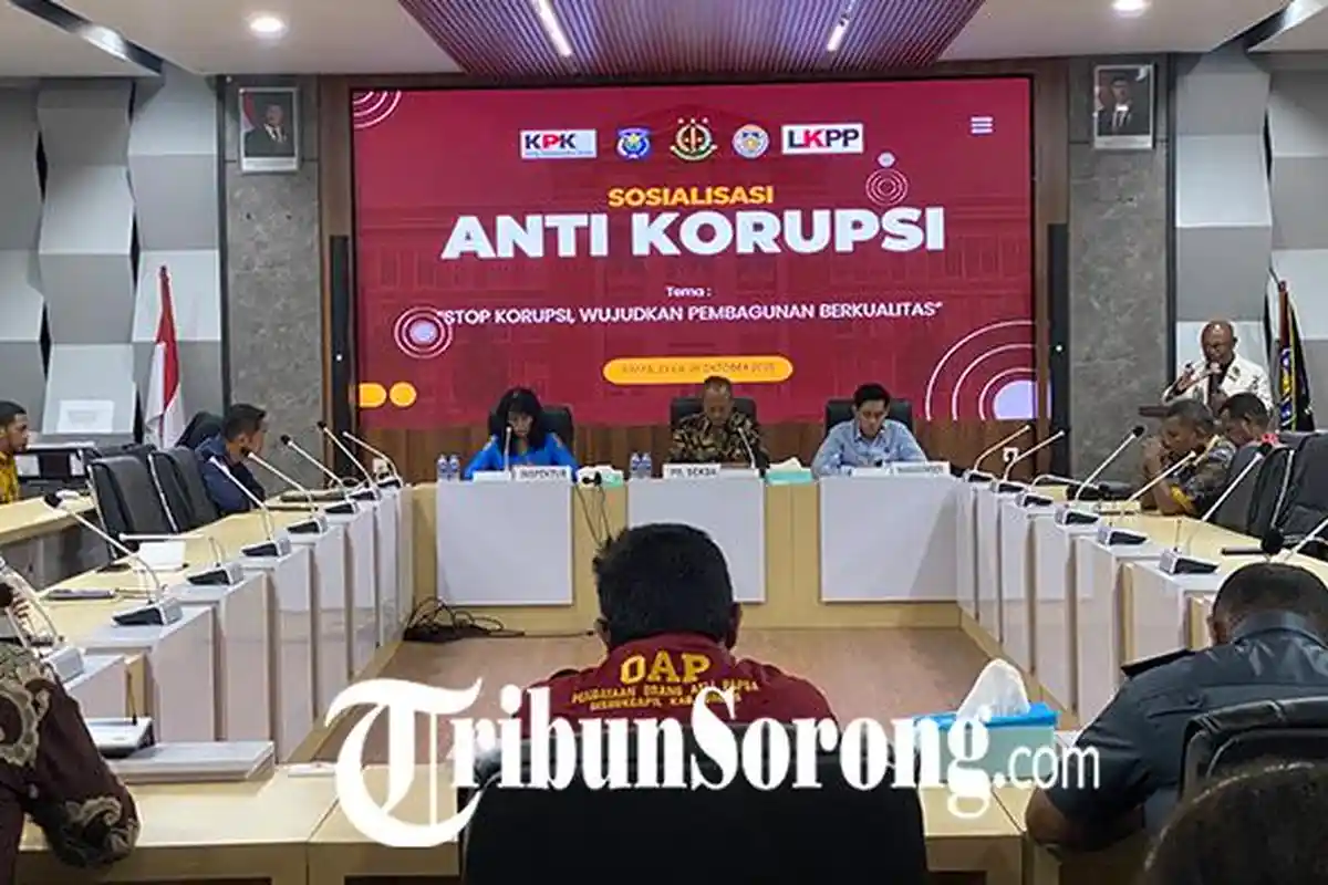 Pemkab Sorong Sosialisasi Antikorupsi 2 Hari, Bekali PD Aturan Hukum Pengadaan Barang dan Jasa
