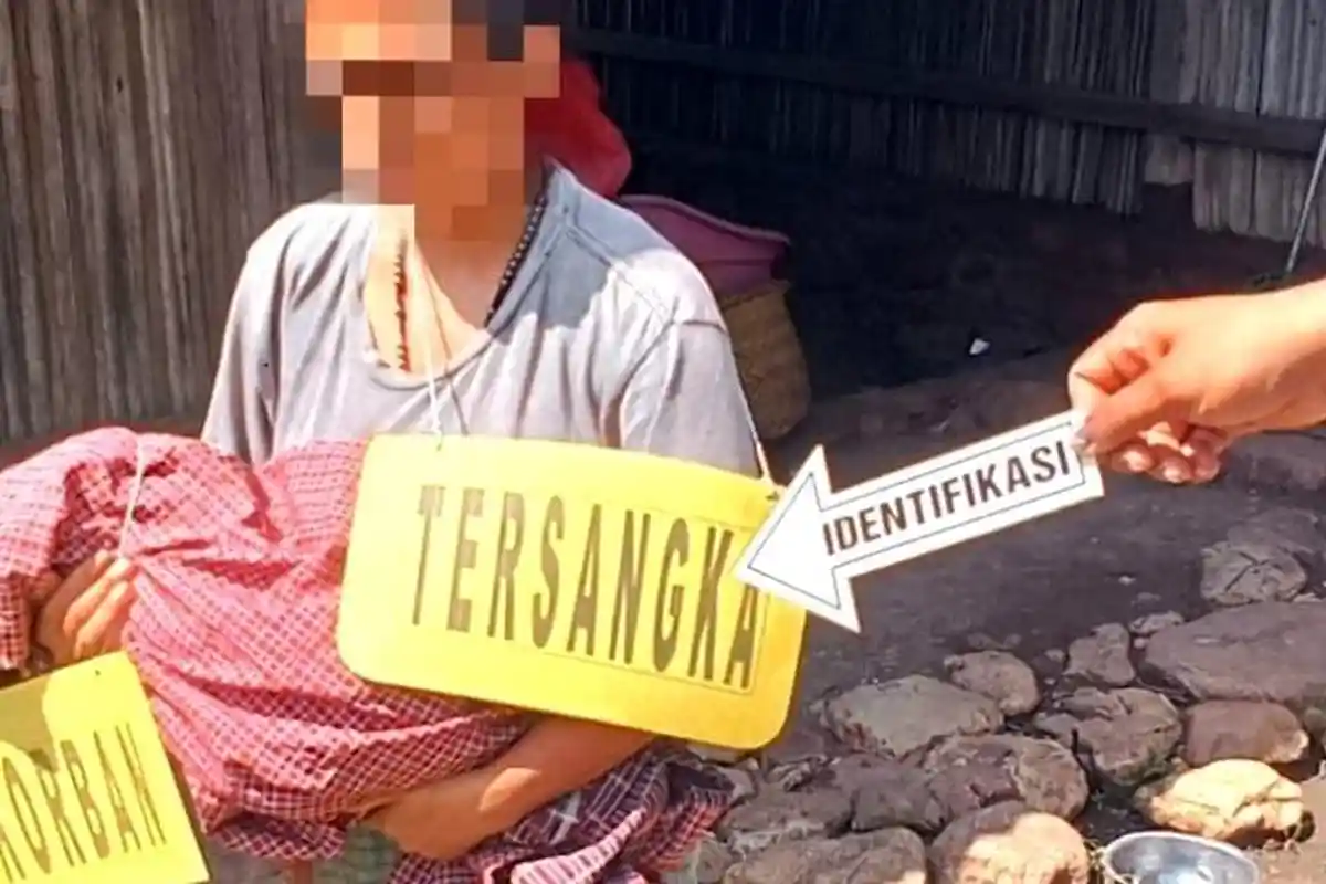 Kapolsek Biboki Utara TTU Antar Sampel ke Jakarta Penuhi Petunjuk Jaksa Test DNA Ibu dan Bayi