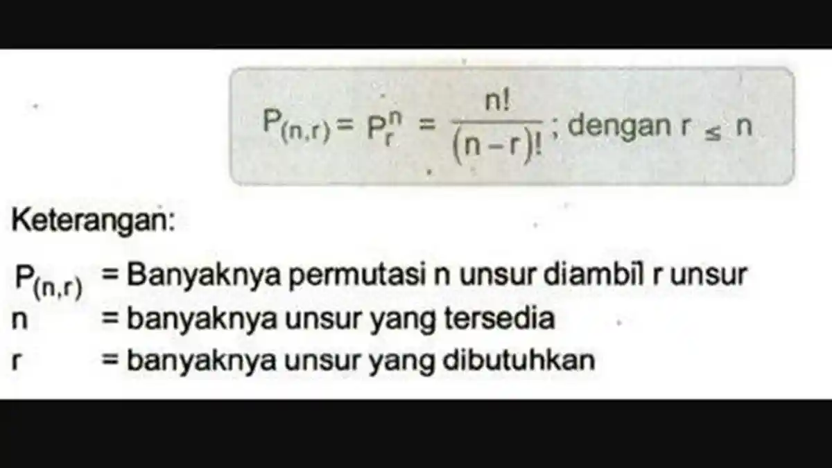 Rumus Permutasi, Lengkap dengan Contoh Soal dan Cara Mengerjakannya