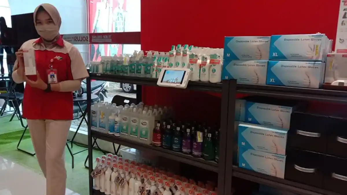 Sempat Kesulitan, Stok Masker dan Hand Sanitizer di ACE Hardware Kini Banyak