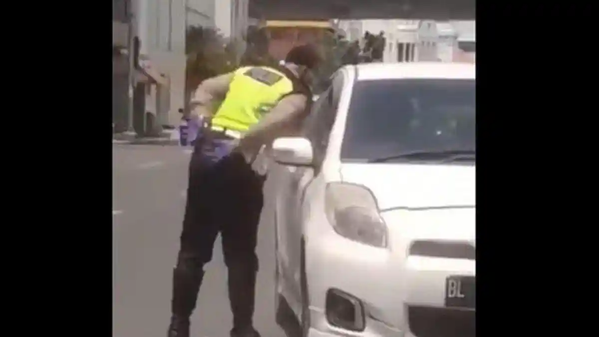 Polisi yang Viral di Medan Akhirnya Dimutasi Kapolres