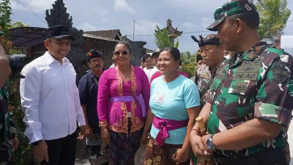 Program TMMD di Jembrana Sukses Bangun Jalan Desa hingga Penyediaan Air Bersih