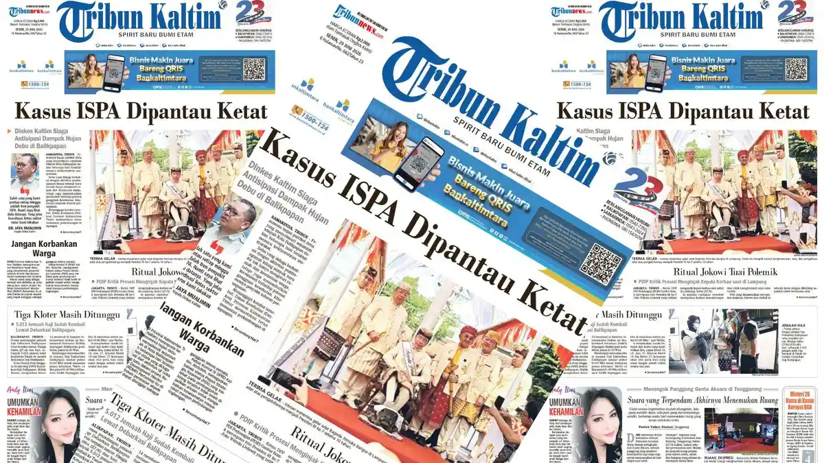 Hujan Partikel Debu di Balikpapan, Dinkes Kaltim Pantau Ketat Kenaikan Kasus ISPA - Tribunkaltim.co