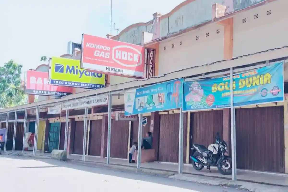 Libur Lebaran Idul Adha 2025, Puluhan Pedagang di Pasar Tradisional Kayuagung Pilih Tutup Toko