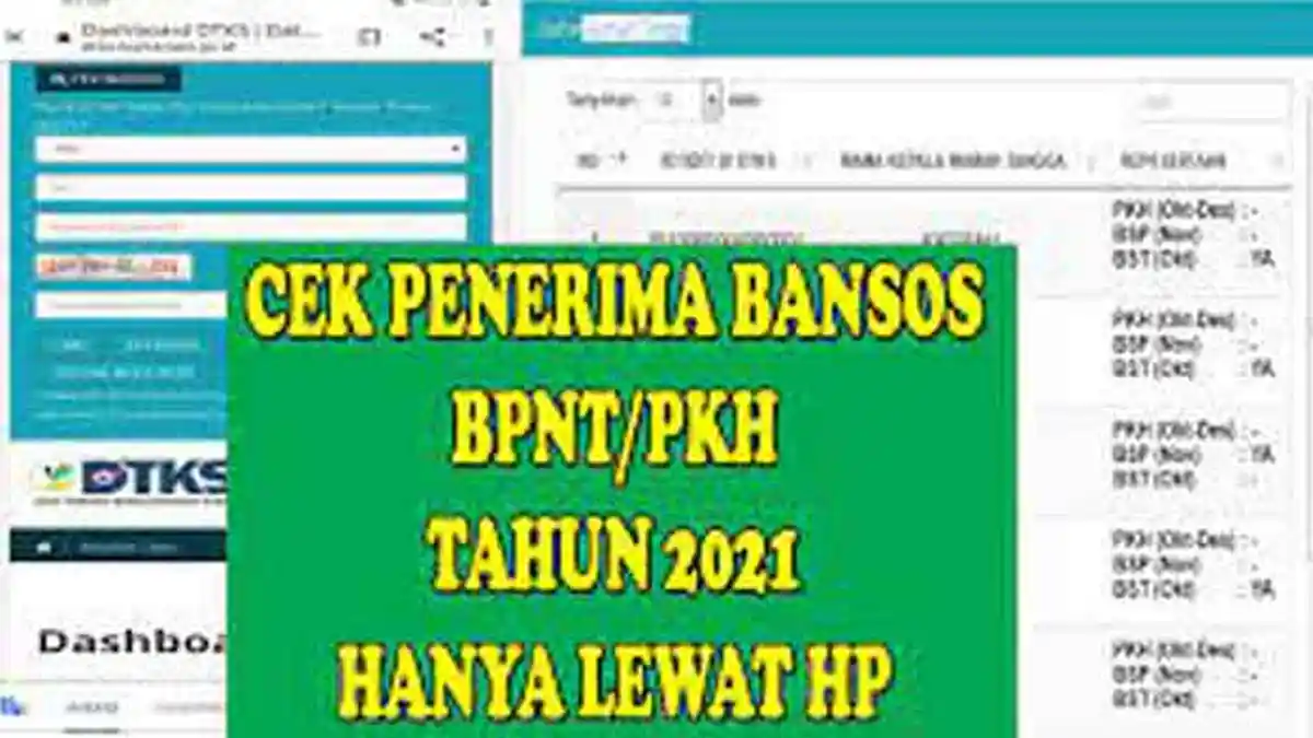 Cara Cek Bantuan BPNT Lewat HP Login https//cekbansos.kemensos.go.id Daftar Nama Penerima BPNT 2021