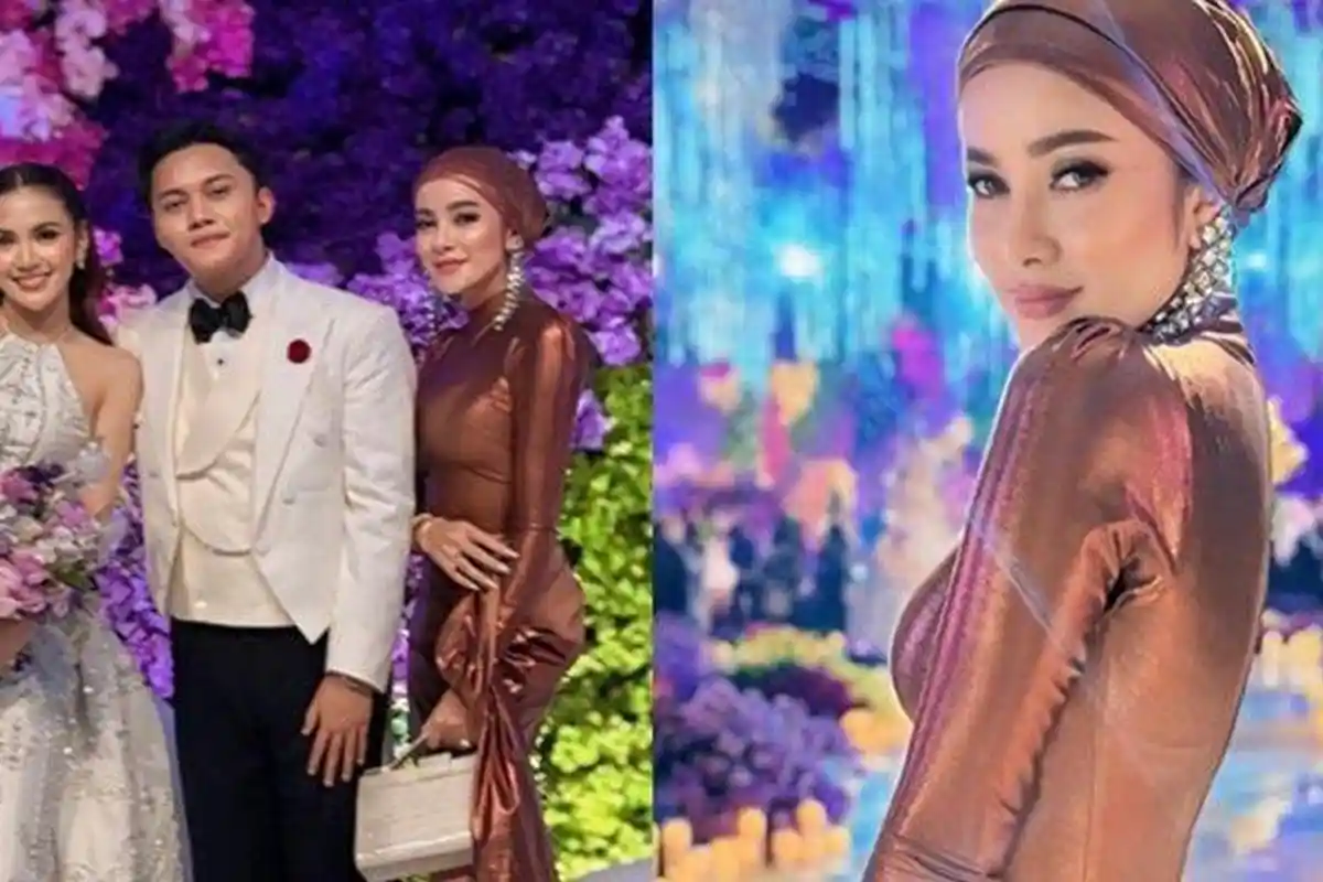 Reaksi Olla Ramlan Dikritik Pakai Baju Ketat di Nikahan Rizky Febian & Mahalini: Netizen Maha Benar